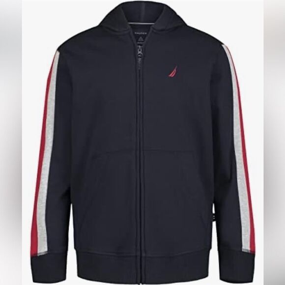 🎁 Nautica Fleece Zip Front Hoodie: Nautica
Polar Fleece Zip-Up boys sweater S - Picture 2 of 8